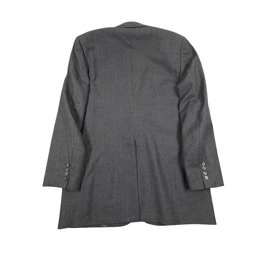 Christian Dior Monsieur Men Three Piece Suit Grey Wool 40R 34X32